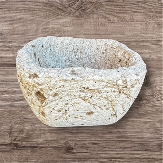 N22012- 4.5" Square Succulent Pots. Handmade Natural Flowerpots. Gifts for all!