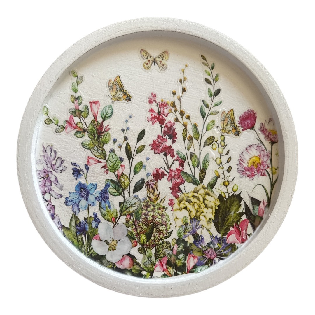 HD22038 Round Wooden Tray